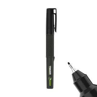 Ultrafint permanentmarker til tre, metall og plast – svart