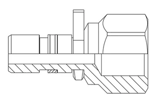 Weo han 16mm x 1/2" BSP IF 