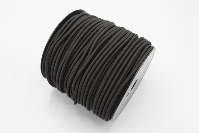 Rund strikk polypropylen 6 mm sort 