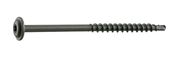 Montasjeskrue 4.8X50 TX C4 Utvendig selvbor.Grabber 100pk 