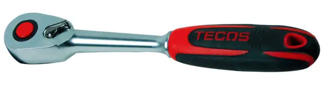 SKRALLE 1/4 TECOS Skrallenøkkel, 1/4" × 135 mm - 72z 