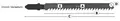 STIKKSAGBLAD 3104 Stikksagblad 3104 - 5 stk, 100 mm CrV 6
