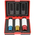 TECOS IMPACT SET 3PCS Hjulpipesett 1/2" - 3 deler: 17, 19, 21