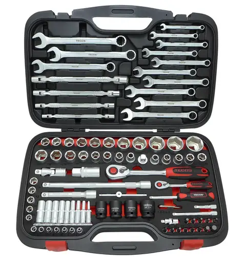 TECOS SOCKET SET Pipenøkkelsett T-2094 1/2" + 1/4"