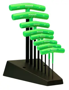 TORX T-HANDTAK T9-T40 TTHX8 T-grepnøkkelsett; TX9 - TX40