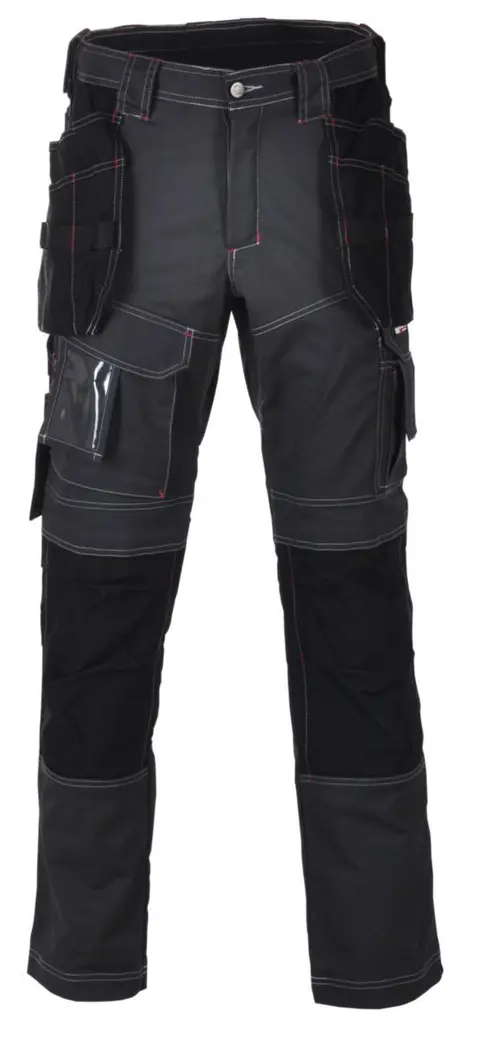 Håndverksbukse BS Drevsjø HiVis kl.1 sva str c54 