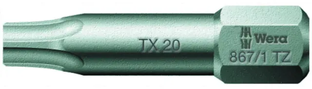BITS 867/1 TZ TX6 L=25MM WERA 