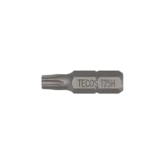 BITS TX 25 Torx Bits med hull - TXT25 × 25 mm - 3 p