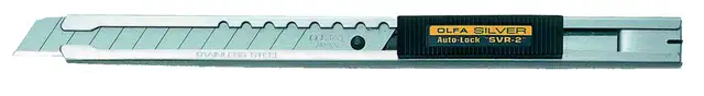 KNIV OLFA SVR2 SVR-2 Brytebladkniv 9 mm rustfri 