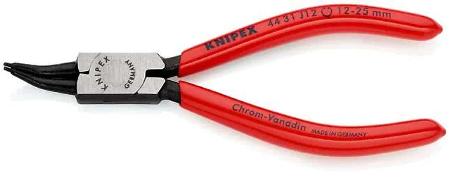 SIKRINGSRINGTANG SVART ATRAMENTERT 140MM Seegerringtang for innerringer Knipex 44 